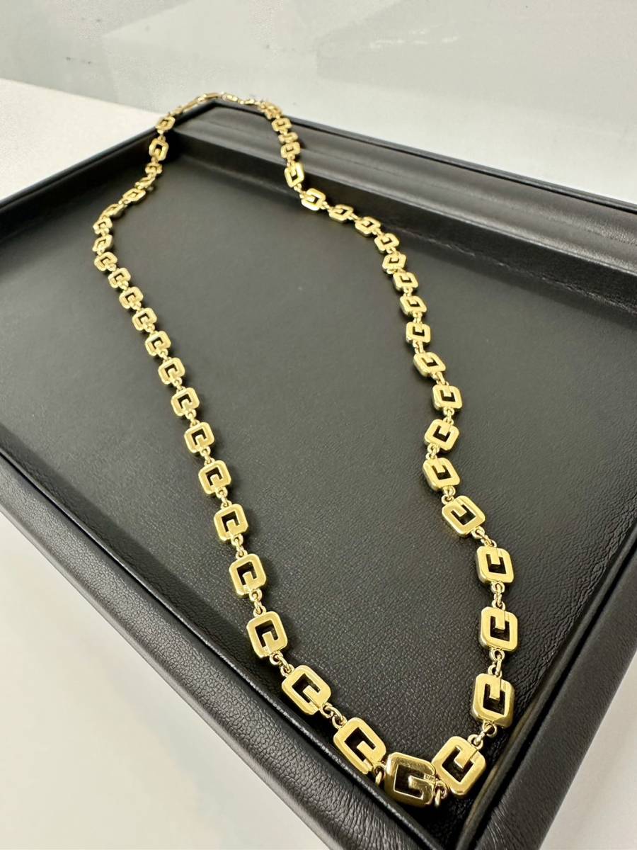 ☆GIVENCHY ジバンシィ Gロゴネックレス【中古】 【公式通販】