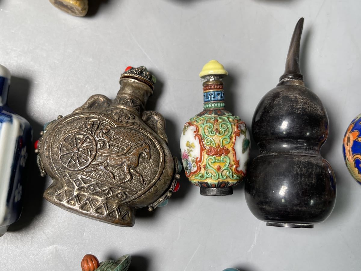 夢たま】蒐集家のウブ品！中国古玩 古月軒 琺瑯彩 極彩色昆虫花鳥魚文