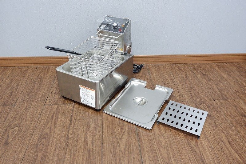 卓上型 6L 業務用 電気フライヤー 中古 中古美品/保証付】230126007 業務用 卓上 電気フライヤー 6リットル