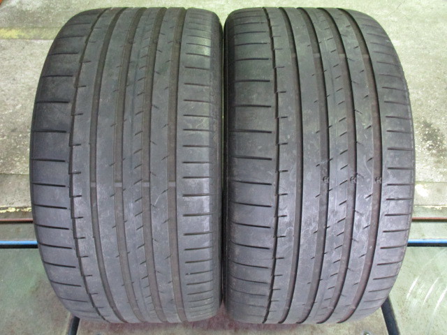 ｉ－１３６９１　３１５／４０Ｒ２１　コンチネンタル　スポーツコンタクト６　２０２０年製　５分山　２本