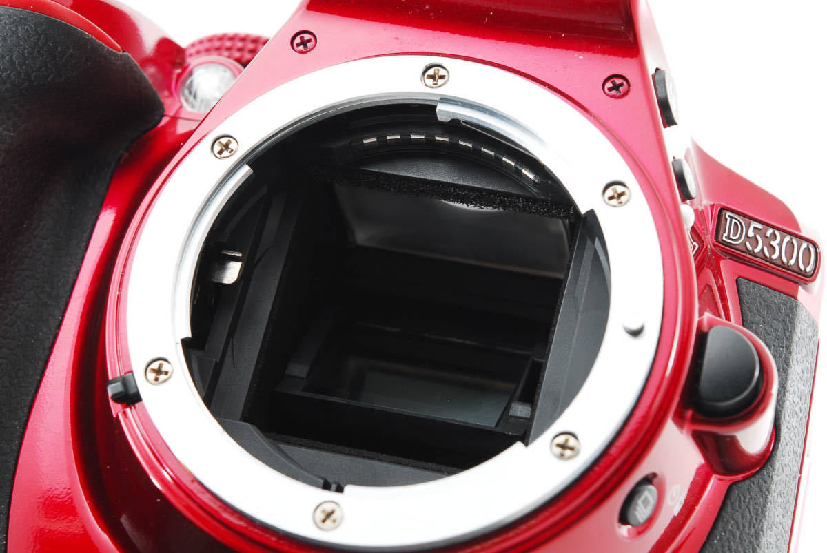 ☆並品☆ Nikon ニコン D5300 ボディ デジタル一眼レフカメラ レッド 
