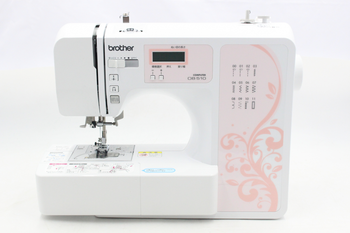 ト静】☆ brother ブラザー コンピューターミシン OB510 CPV7108 付属 