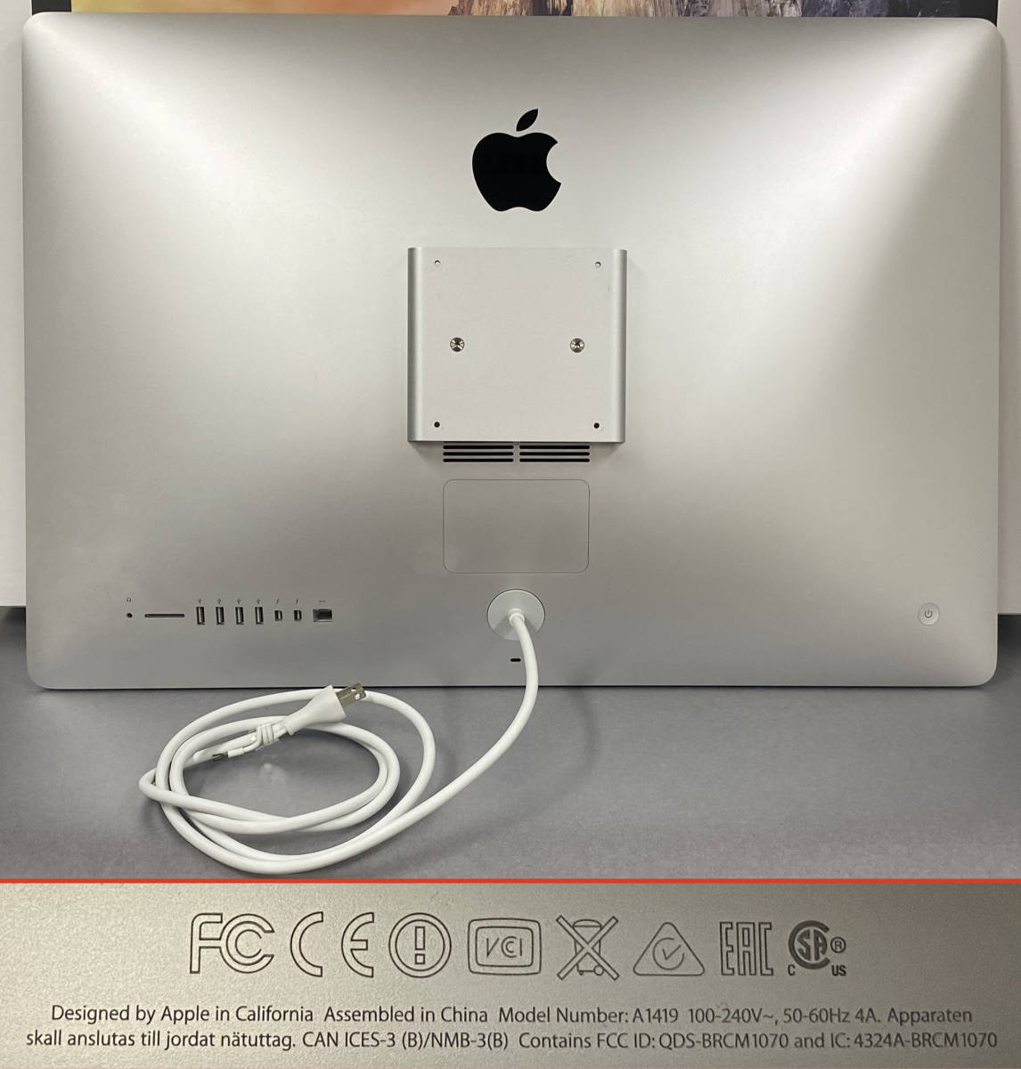 Apple iMac Retina 5K 27インチ VESAタイプ Late2014最上位モデル Core 