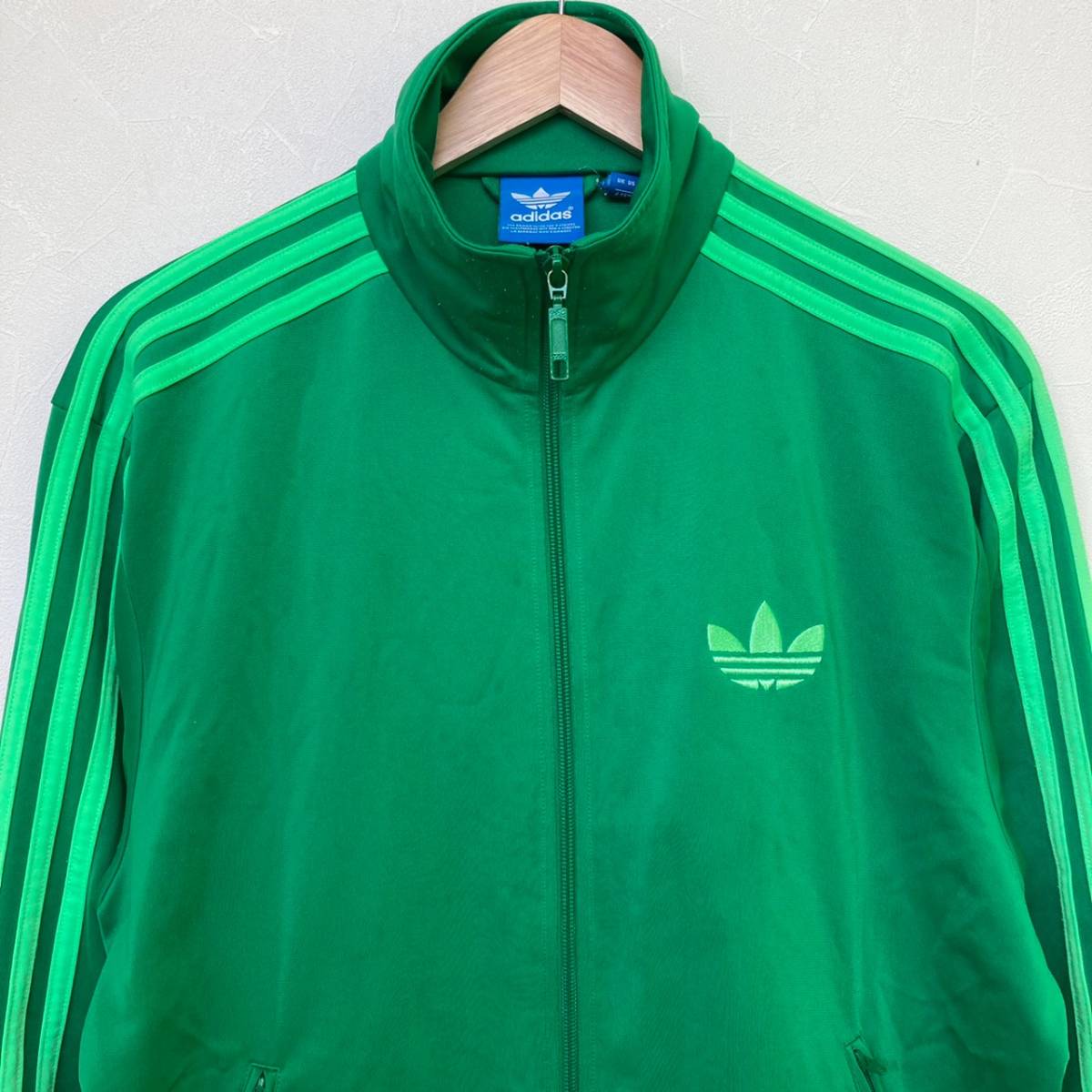 ADIDAS/アディダス ジャージ グリーン 緑 サッカー メンズ L 
