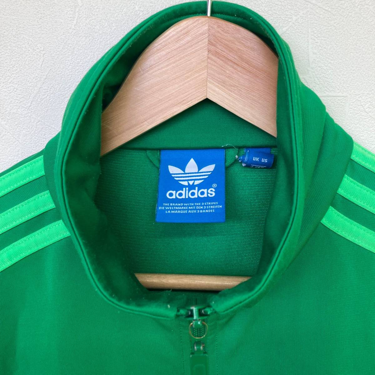 ADIDAS/アディダス ジャージ グリーン 緑 サッカー メンズ L 
