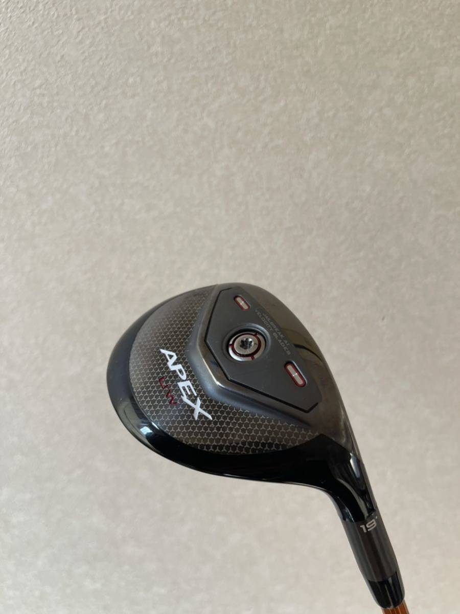 キャロウェイAPEX UWユーティリティウッド19° TOUR AD DI-5 メーカー純正品カスタムシャフト保証書付
