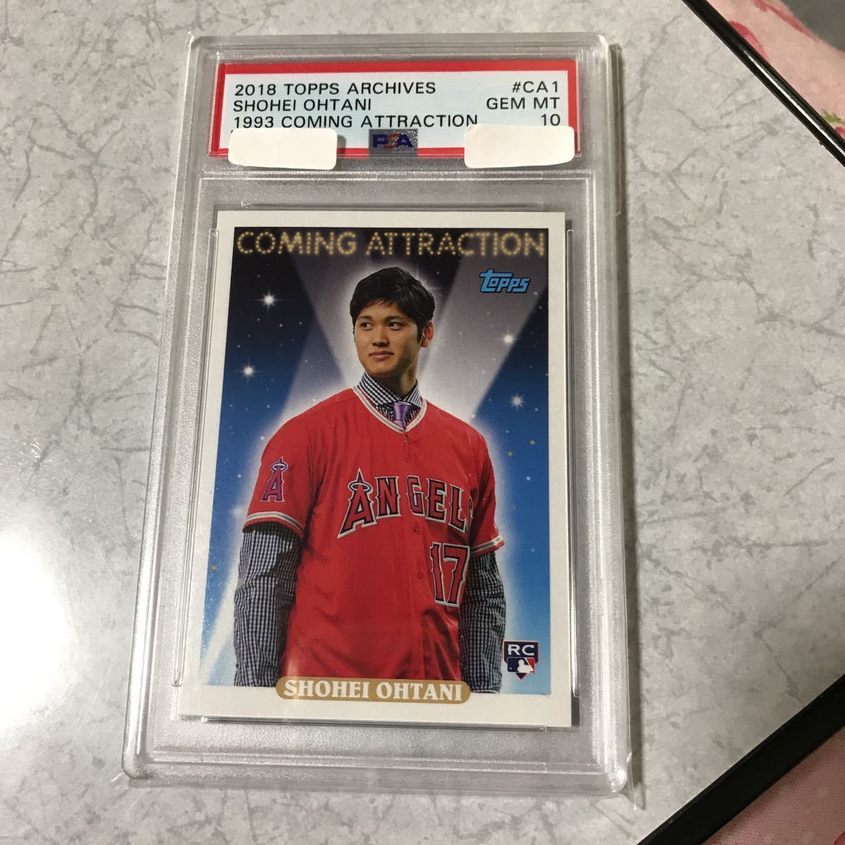 PSA 10 GEM MT 鑑定済] 大谷翔平 MLB ルーキーカード RC 2018 TOPPS