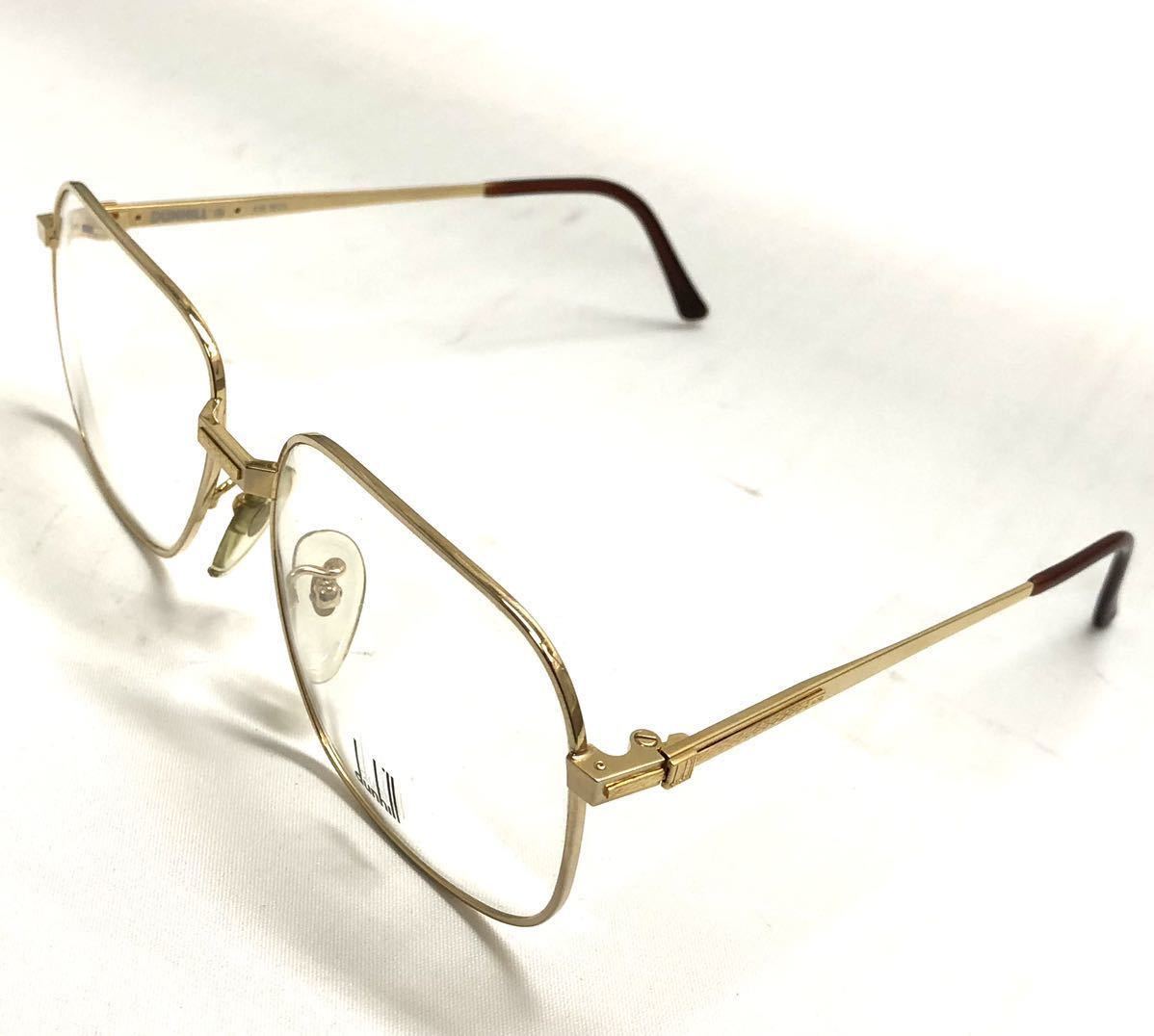中古 ダンヒル Dunhill メガネ フレーム 6094A 40 59□17 135 チタン 