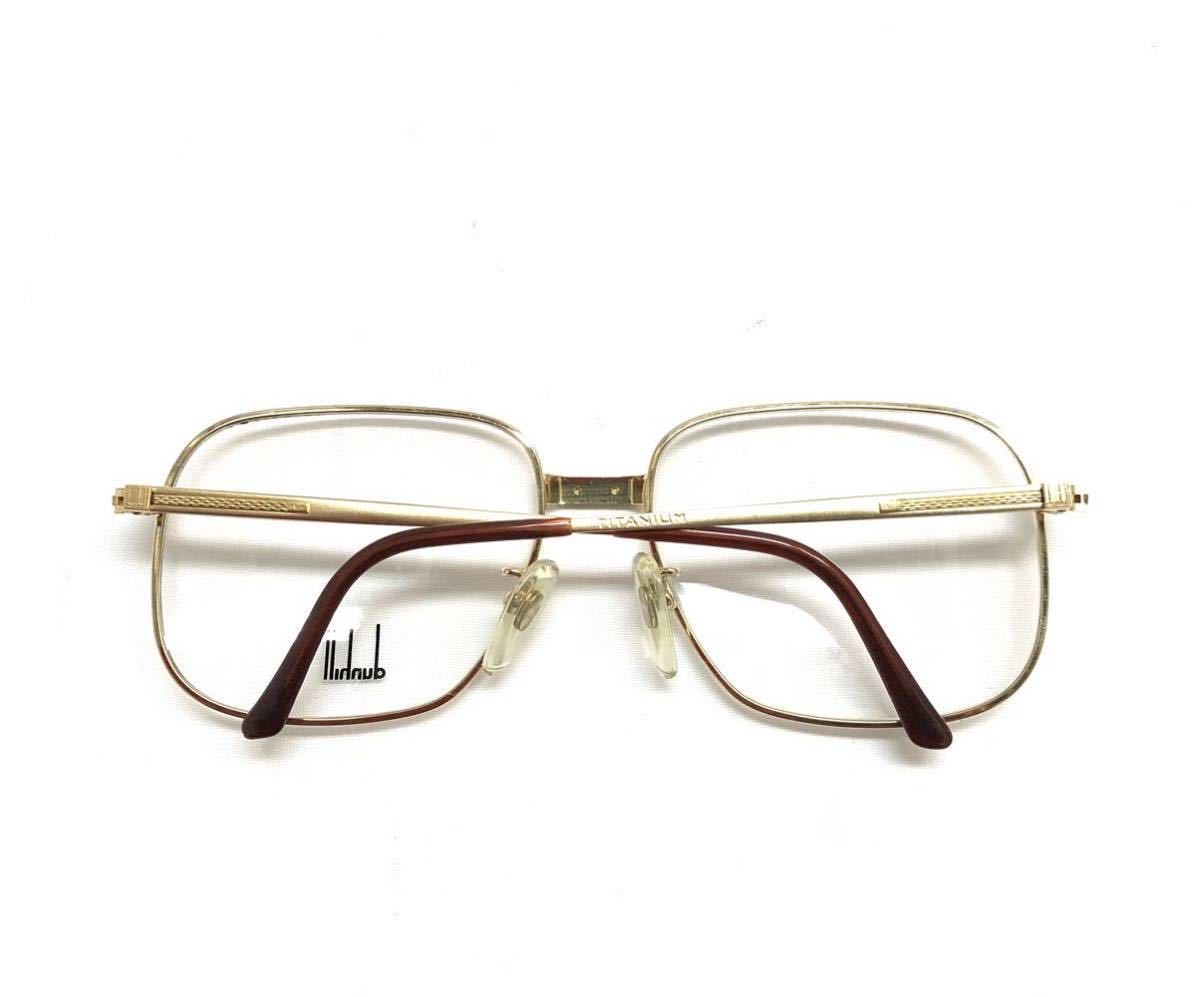 中古 ダンヒル Dunhill メガネ フレーム 6094A 40 59□17 135 チタン 