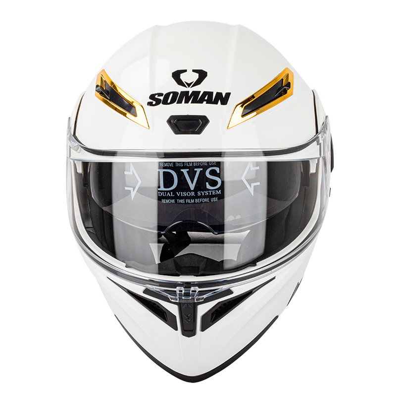 白 バイク用 ヘルメット システム ジェットヘルメット フルフェイス 