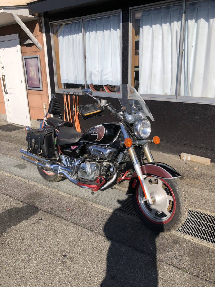 ヒョースン GV125 小型アメリカン 良い音します 大人気 早い者勝ち