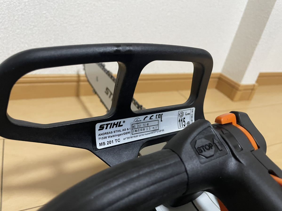 使用極少】STIHL スチール スティール MS 201 TC-M トップハンドル 