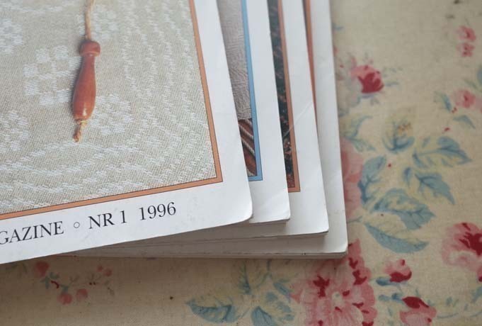 69573/スウェーデン発 織物 テキスタイル 専門誌 4冊セット 1996年 Vav