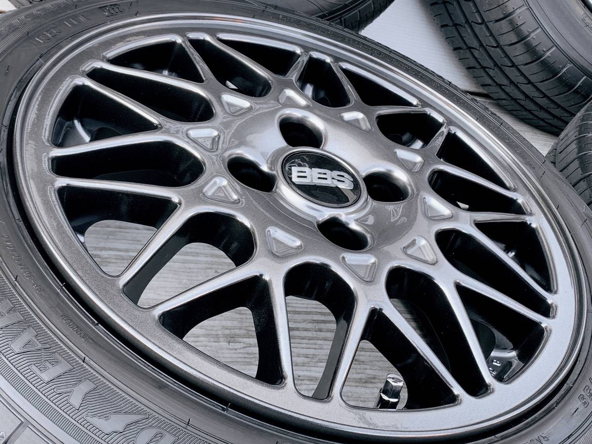 リメイク品！VW ポロ純正 BBS 491 14インチ 新品タイヤ付！6J+45 