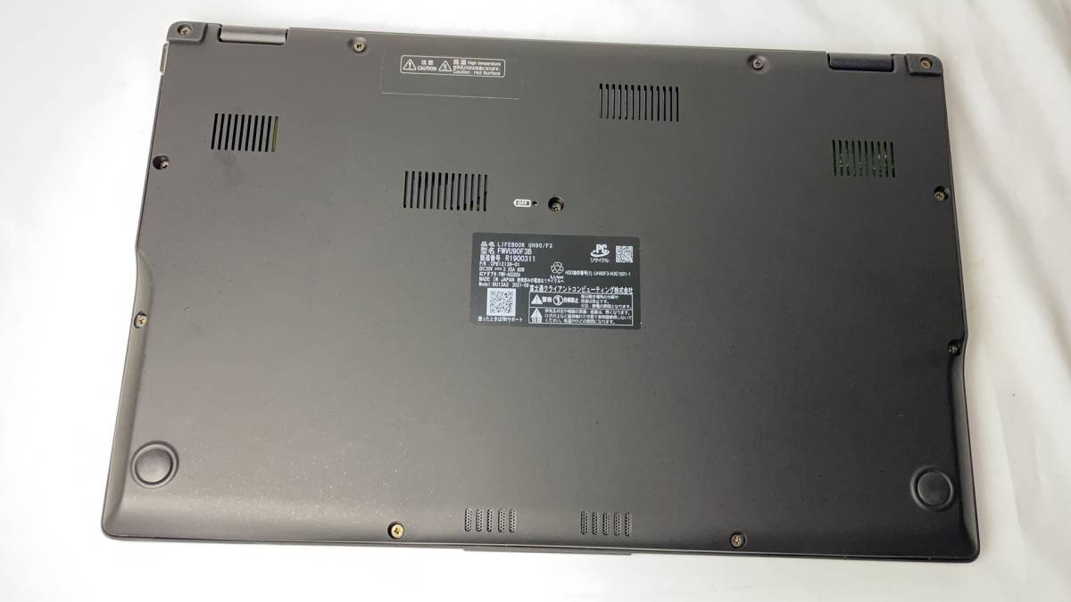 富士通 超軽量 LIFEBOOK UH90/F3 FMVU90F3B (Intel Core i7-1165G7/8GB 