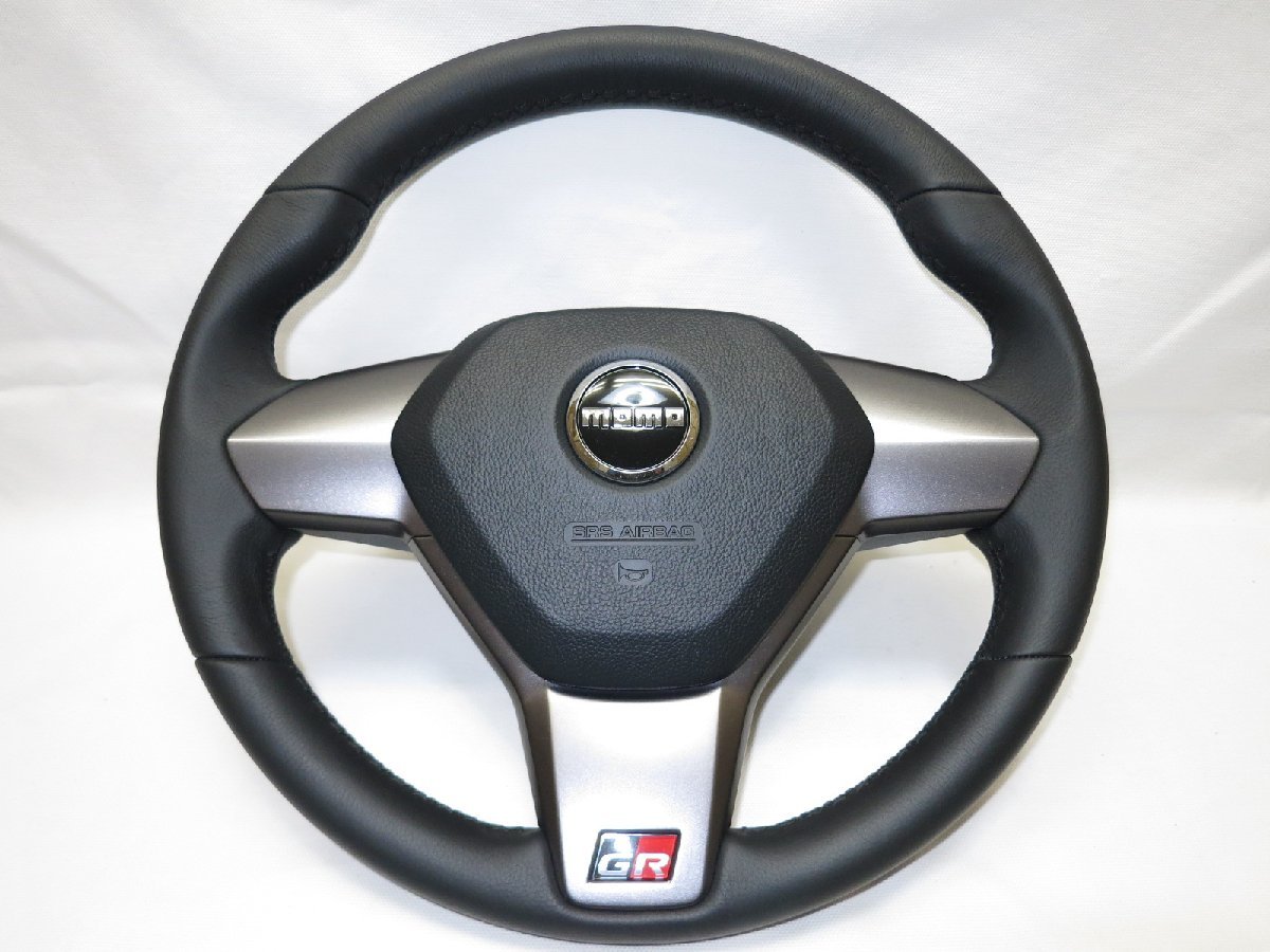  GR モモ momo コペン LA400 純正 革 ステアリング ハンドル エアバック ムーブ ウエイク タント ハイゼット 管理番号 W-2265(ステアリング、ハンドル本体)｜売買されたオークション情報、yahooの商 ダイハツ用