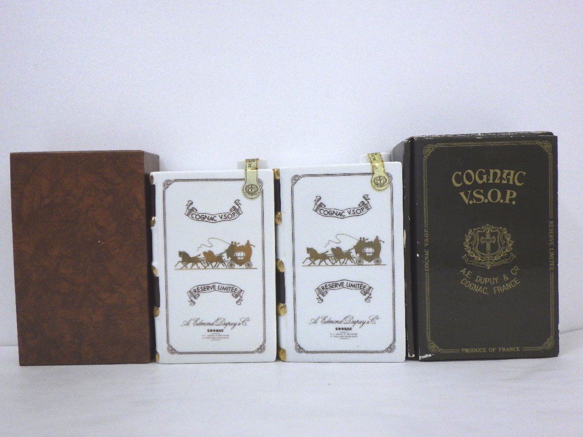 古酒 未開栓 A.E.DUPUY & CO デュプイ VSOP ブック型 COGNAC 