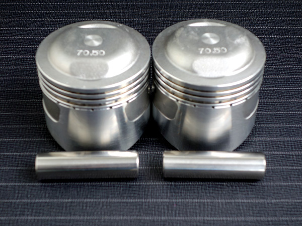 CB450ピストン　旧車　ホンダN360　450ccボアアップ用　70.50ｍｍ　未使用品　_2