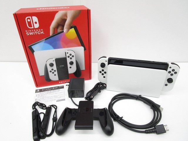 爆買い，大人気 即日発送 任天堂 Nintendo Switch ニンテンドースイッチ 有機ELモデル HEG-S-KAAAA JPN ホワイト ゲーム機本体 341-A28(ニンテンドースイッチ本体)｜売買されたオークション情報、yahooの商品情報をアー ニンテンドースイッチ本体