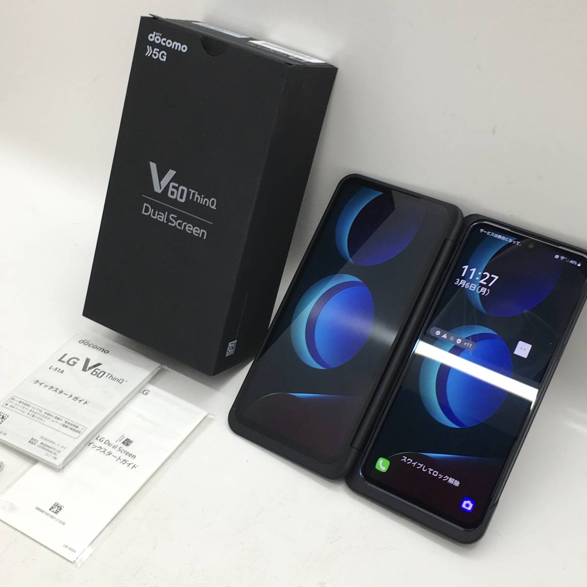 LG V60 ThinQ 5G L-51A Dual Screen（1円～】docomo LG V60 ThinQ 5GL 