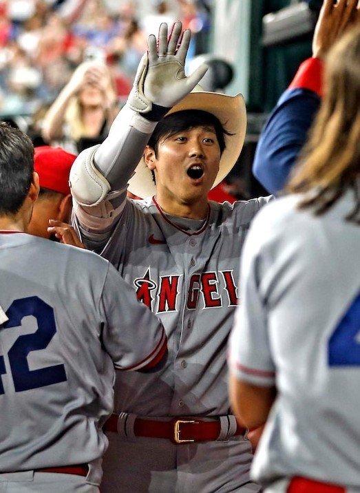 MS】レア限定版！大谷翔平 2022年本塁打祝 カウボーイハット バブル
