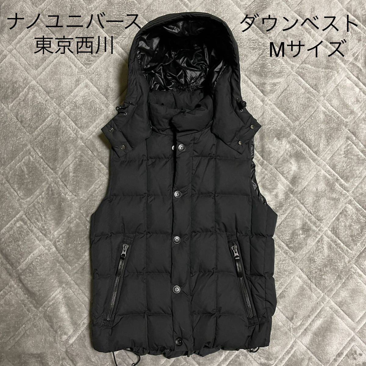 nano universe× NISHIKAWA DOWN】ダウンベストMサイズ | CONTRALINEA.NET
