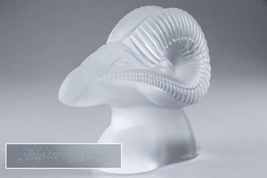 LALIQUE ラリック フロステッドガラス　ひつじ オブジェ 羊置物 ルネ・ラリック 羊のYahoo!オークション(旧ヤフオク!)の相場・価格を