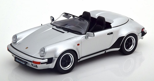 KK-Scale　1/18　ポルシェ・911 スピードスター　silver　1989　ドイツ限定750台