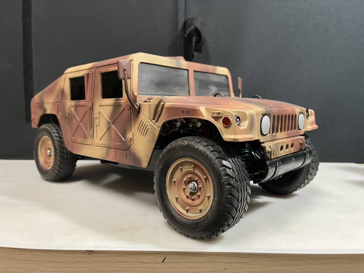 ラジコンタミヤハマーボディー塗装