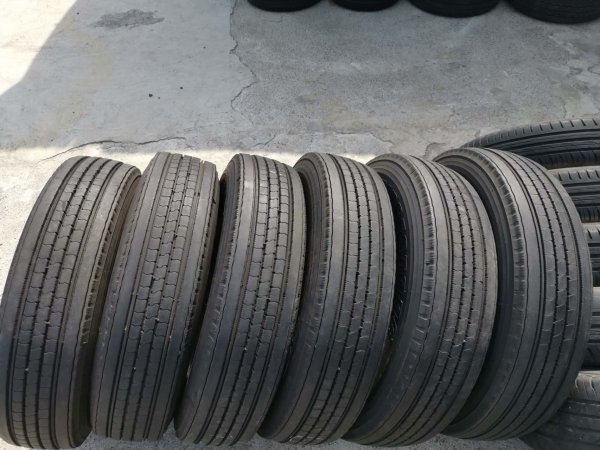 BS【225/80R17.5 123/122L 】★バリ山 6本セット ★ 条件付き送料無料 G14