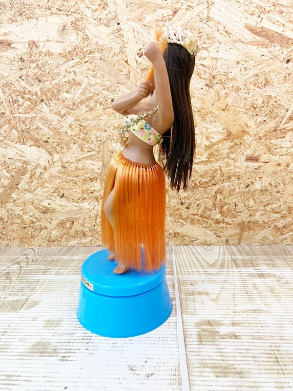 ヴィンテージハワイアンズガール　フラガールオルゴール 美術品・アンティーク・コレクション ヴィンテージハワイアンズガール