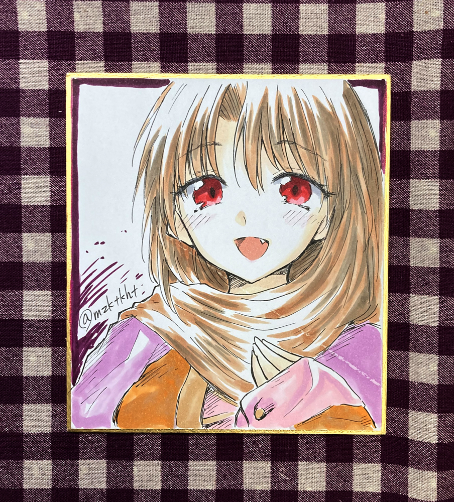 手描きイラスト 同人 直筆 色紙 みづきたけひと エターナルメロディ
