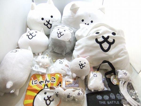 140)HH2 現状品 にゃんこ大戦争 ぬいぐるみ・グッズ 大量 まとめて