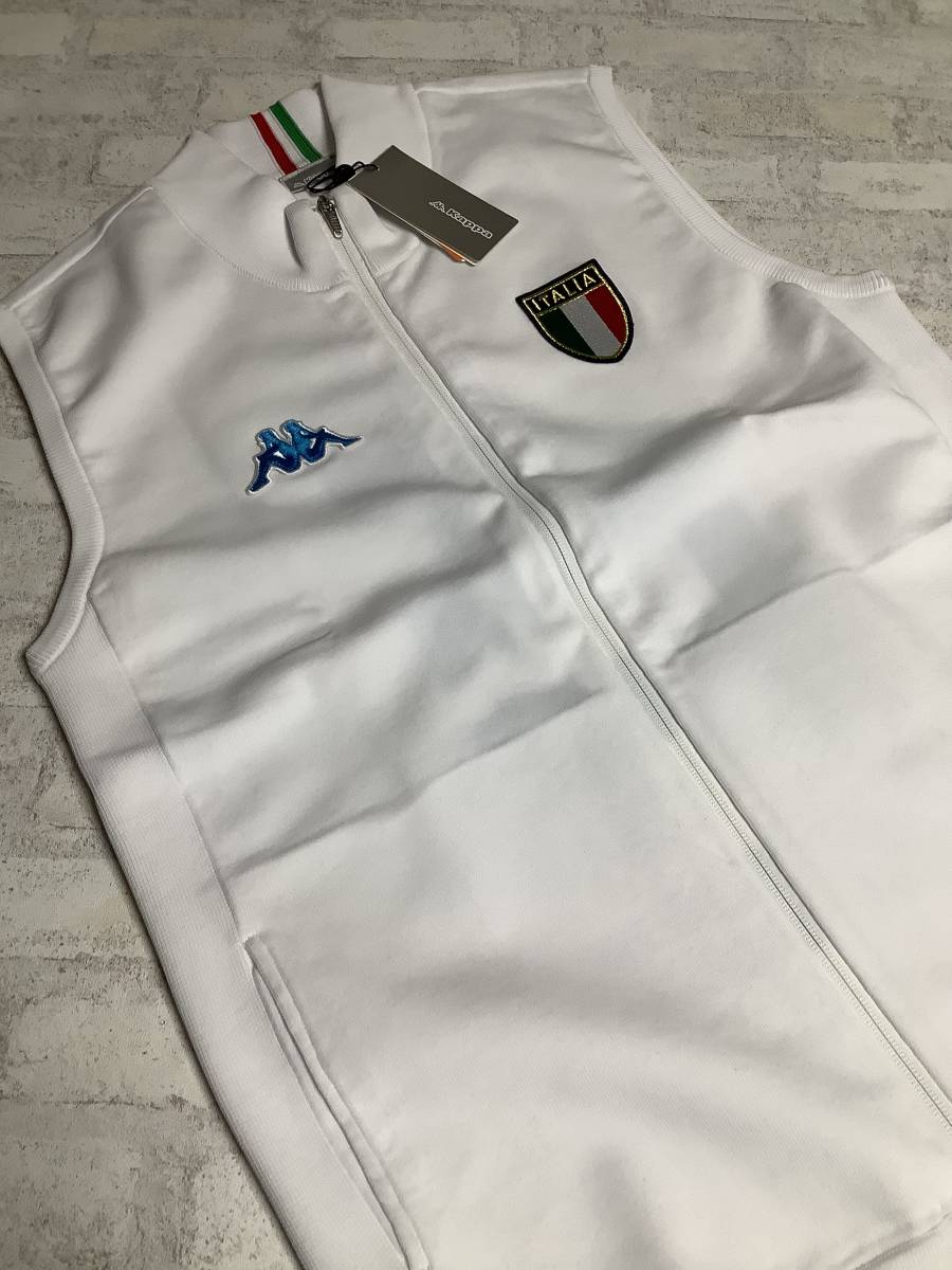 新品未使用　Kappaカッパ　定価16，000円の品　Lサイズ　高級ポリエステルベスト★春の素材ベスト