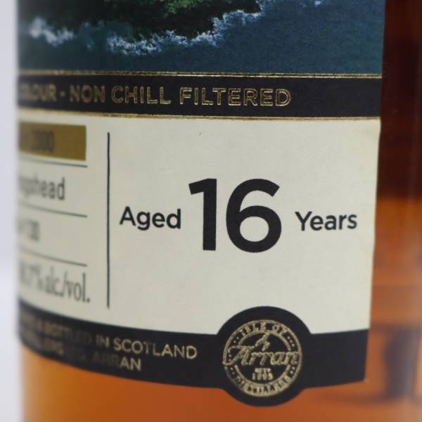The Arran Malt（アラン モルト）16年 プライベートカスク 2000