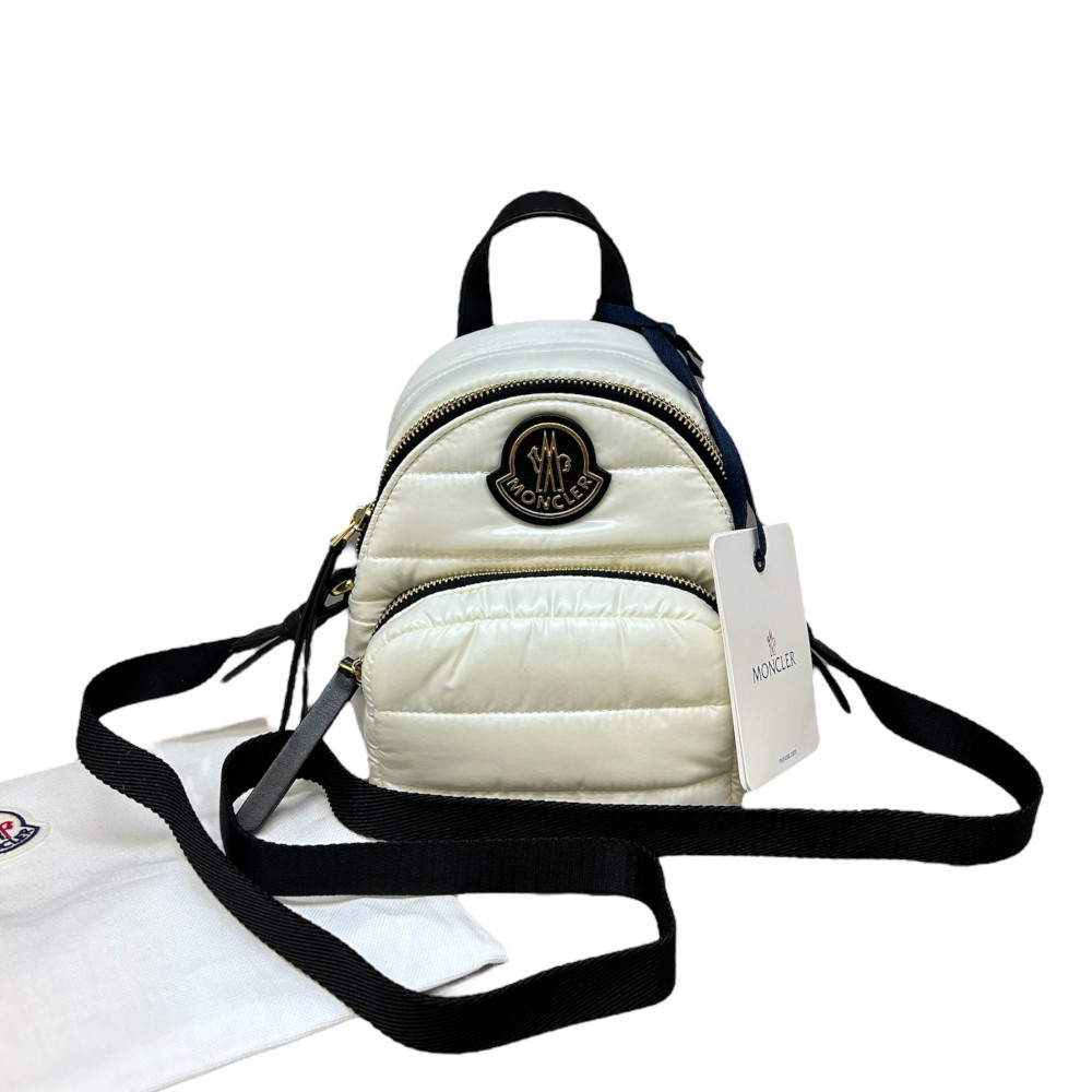 新品 MONCLER Kilia スモールバッグパック ショルダーバッグ ホワイト