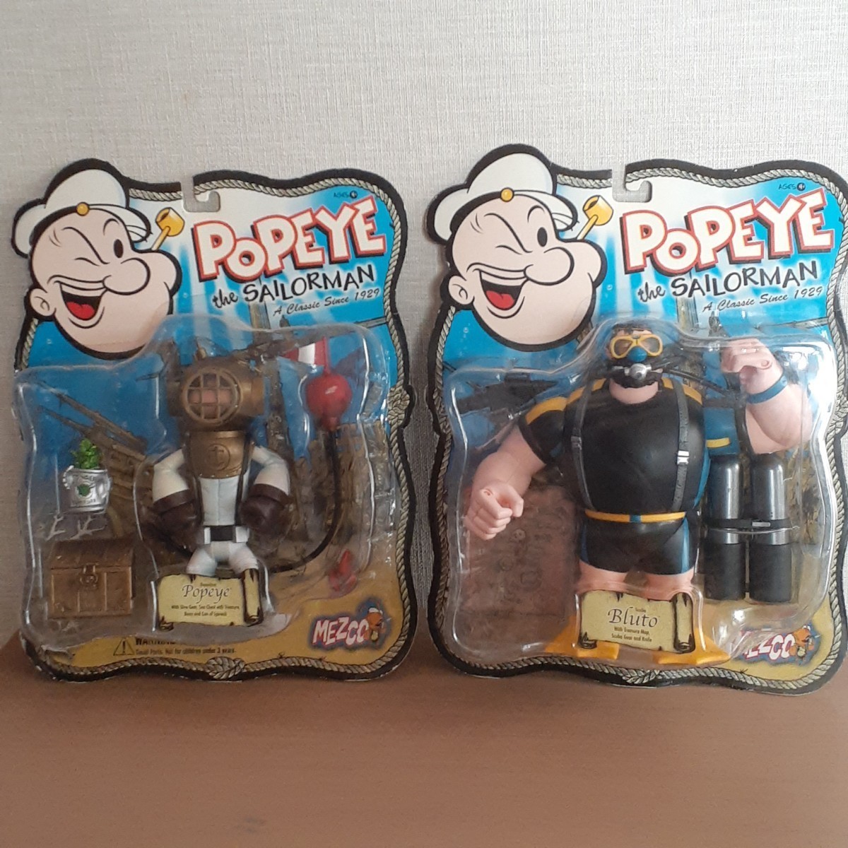 メズコ ポパイ ブルート スキューバー フィギュア　MEZCO POPEYE the SAILORMAN　Popeye Bluto