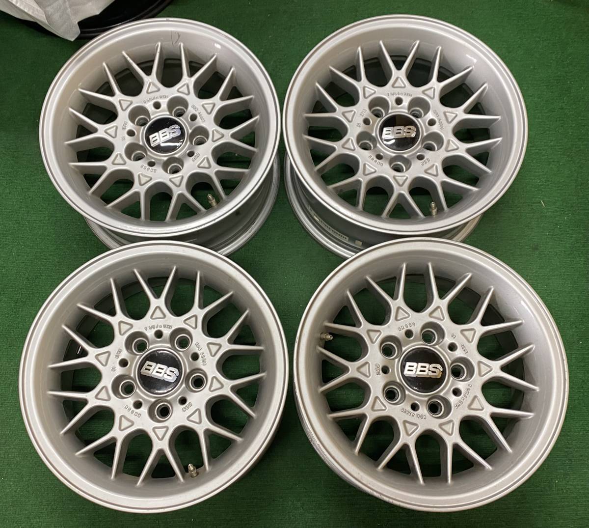BBS製 アルミホイール4本セット RN005 15インチ 7 5J PCD120 の入札 