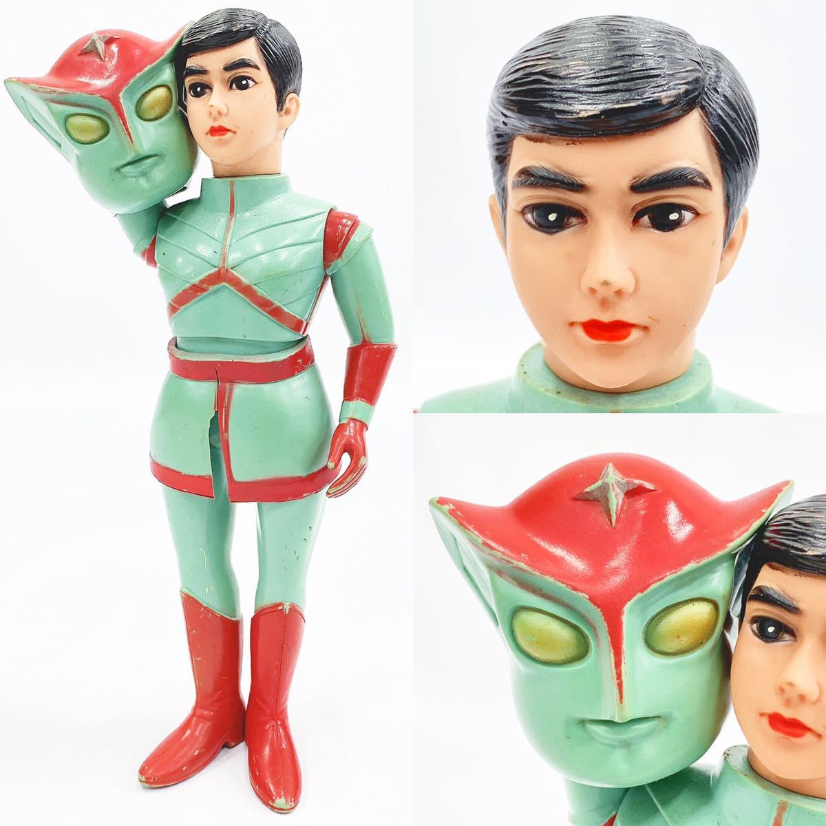 【当時物】【希少品】【マルサン】【円谷プロ1966刻印】 ウルトラマンソフビ 当時物】【希少品】【マルサン】【円谷プロ1966刻印】 ウルトラマン
