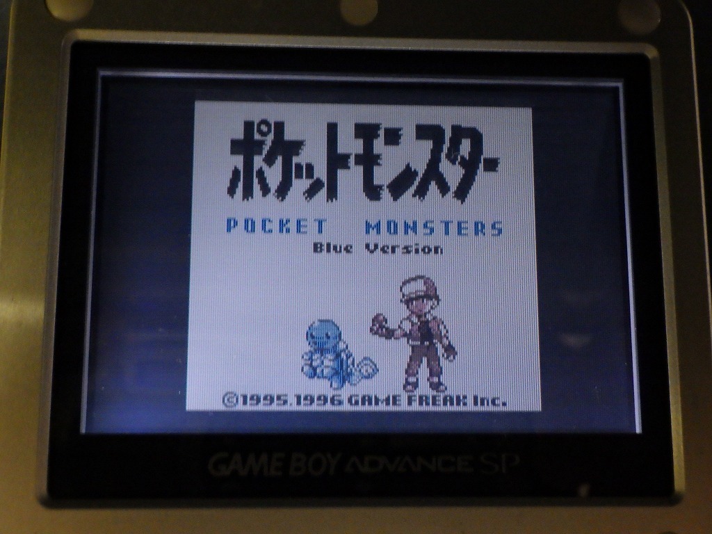 KM5943☆GBソフトのみ ポケットモンスター 青 刻印22 ポケモン 電池 