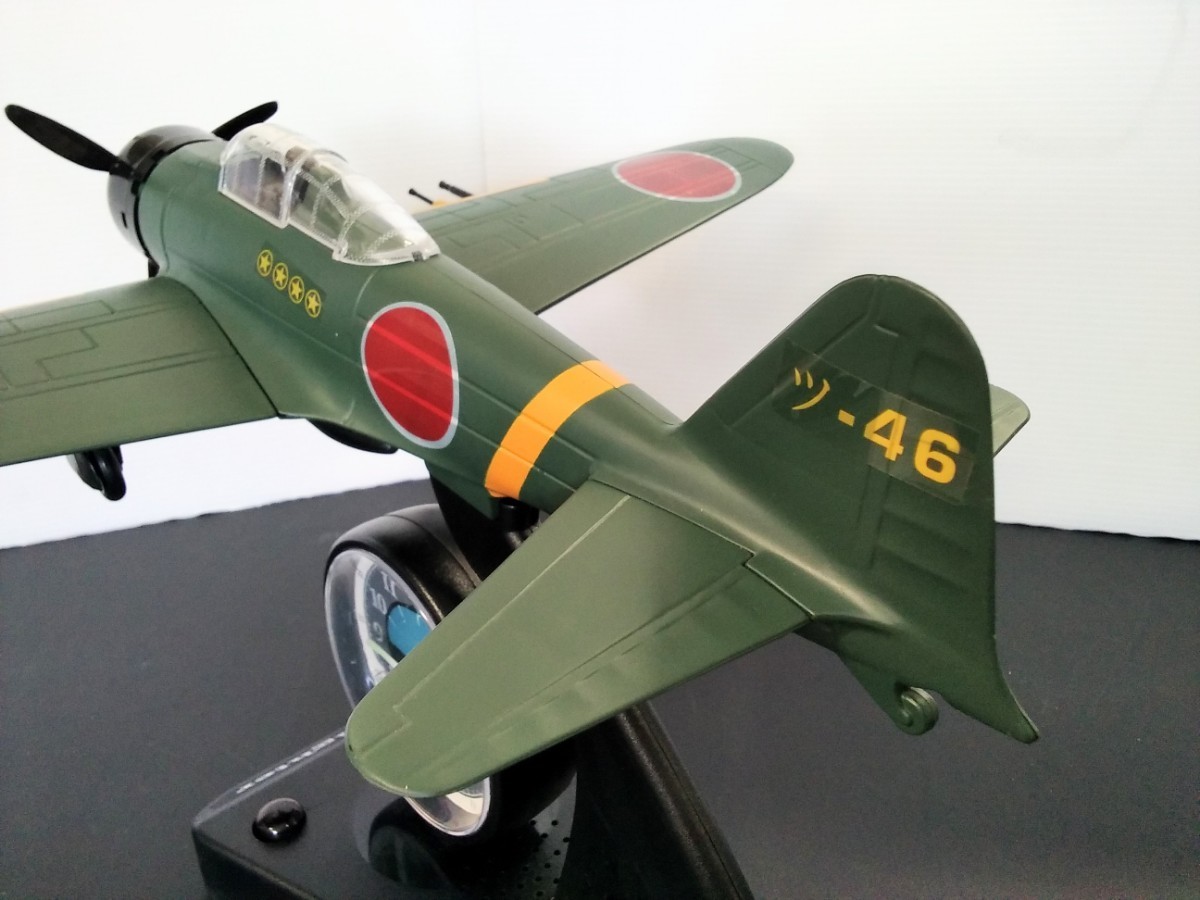 ZERO FIGHTER ゼロ戦 目覚まし時計 箱有り ミリタリーグッズ 日本軍