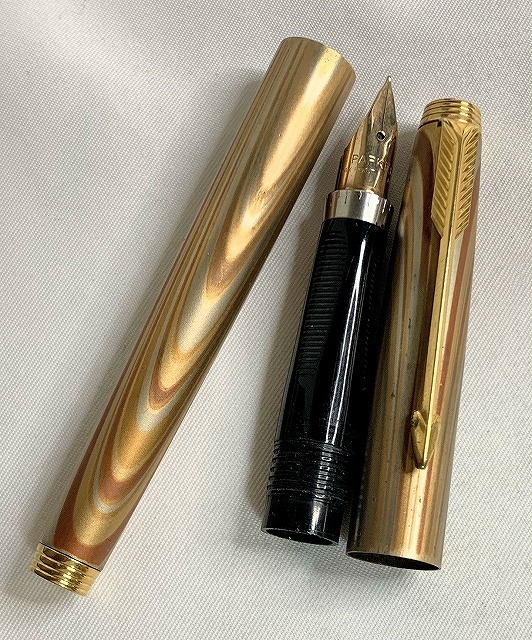 レア！PARKER 75 パーカー75 万年筆 レインボー 18KGF ペン先 14K
