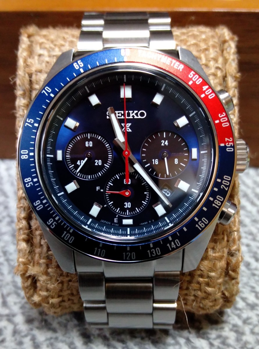セイコー プロスペックス スピードタイマー ソーラークロノグラフ 