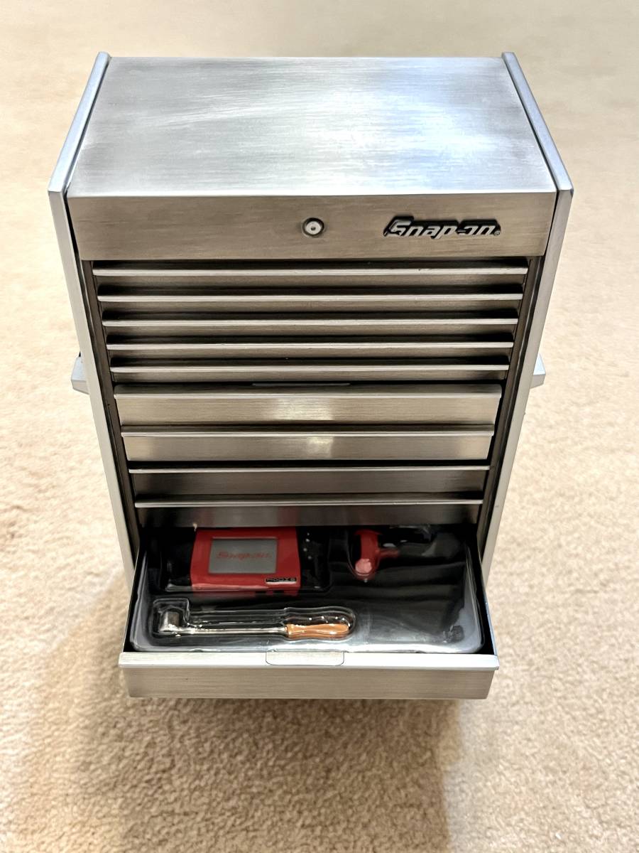 Snap-on　スナップオン　1:8スケール　KRL777　チタンツールチェスト　ダイキャスト　ミニチュア　未使用品 Snap-on スナップオン 1:8スケール KRL777 チタンツールチェスト