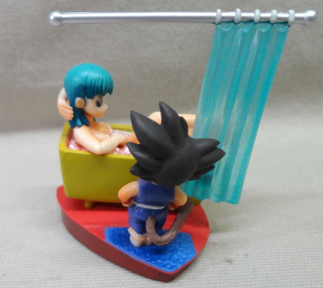 ドラカプ クライシス編 悟空と入浴中のブルマ ジオラマ ドラゴンボール 