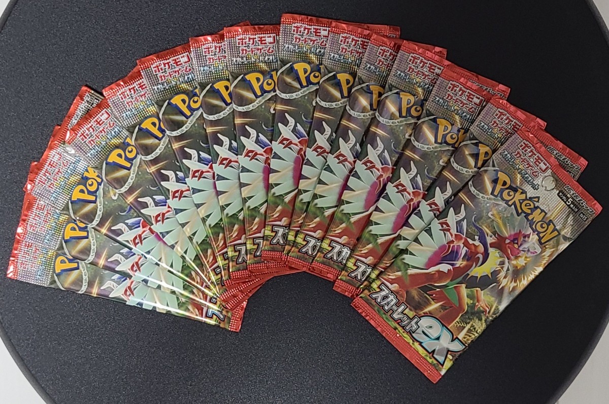 ポケモンカード スカーレットex×15パック 1円スタート〜 新品未開封_1