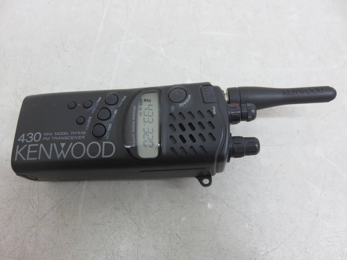 KENWOOD ケンウッド TH-K48 430MHz FMハンディトランシーバー 受信機