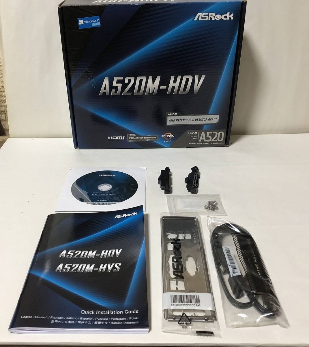 マザーボード＆CPUセット ☆AMD 第4世代 Ryzen 5-5600G ＋ ☆ASRock 