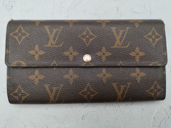 1円～ 中古品 ルイヴィトン LOUIS VUITTON モノグラム ポルトフォイユ