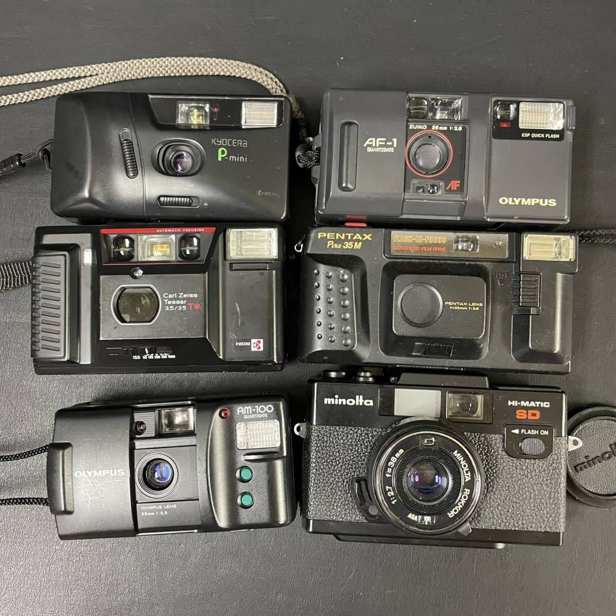 Minolta PETAX YASHICA OLYMPUSフィルムカメラ　まとめ フィルムカメラ 6台まとめ OLYMPUS/MINOLTA/PENTAX/YASHICA/KYOCERA/AF